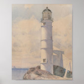 Leuchtturm, Isle of Shoals | Childe Hassam Poster (Vorne)