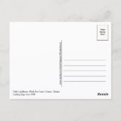 Leuchtturm Jalta bei Sonnenuntergang, Ukraine, Pos Postkarte (Rückseite)