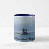 Leuchtturm-Kaffee-Tasse Mackinac Insel, Michigan Tasse (Zentrum)