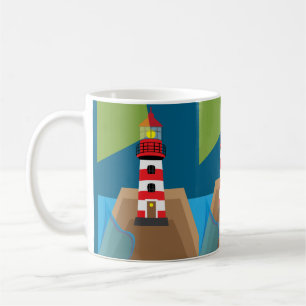 Leuchtturm Kaffeetasse