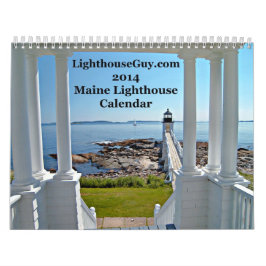 Leuchtturm-Kalender 2014 LighthouseGuy.com Maine Kalender