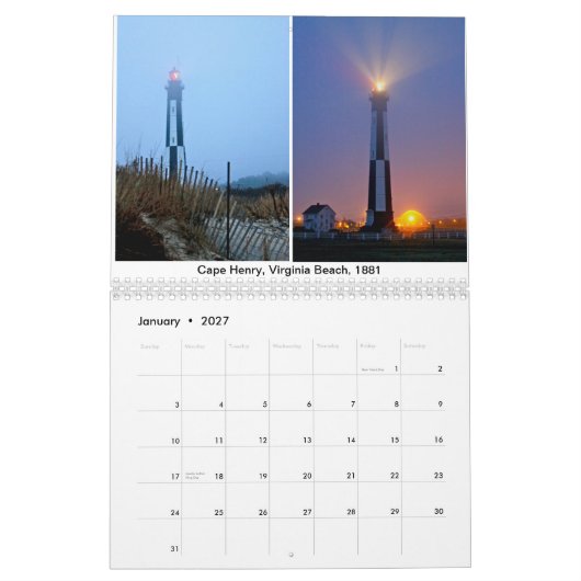 Leuchtturm-Kalender 2019 Kalender (Jan 2027)