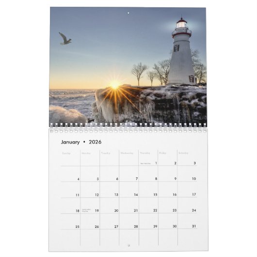 Leuchtturm-Kalender Kalender (Jan 2026)