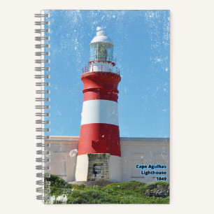Leuchtturm Kap Agulhas 1849 Notizblock