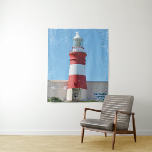Leuchtturm Kap Agulhas 1849 Wandteppich