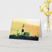 Leuchtturm Karte (Gelbe Blume)