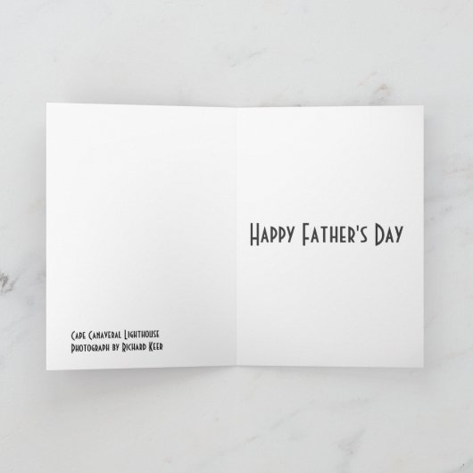 Leuchtturm Karte (Innenseite)