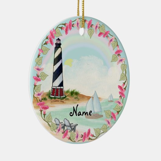 Leuchtturm Keramik Ornament (Rechts)