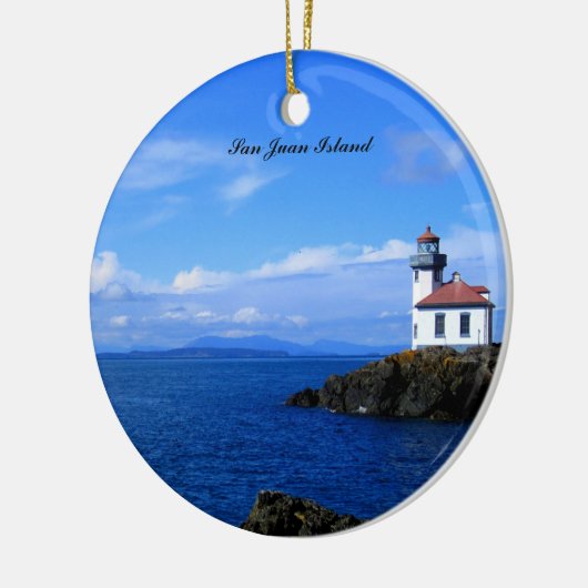 Leuchtturm Keramikornament (Links)