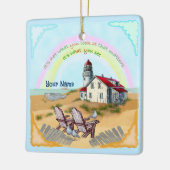 Leuchtturm Keramikornament (Links)