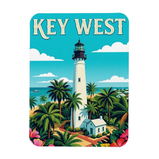 Leuchtturm Key West Magnet (Vertikal)