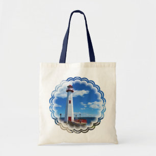 Leuchtturm-Kunst-kleine Tasche