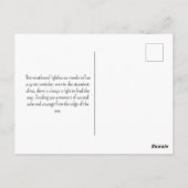 Leuchtturm Küste Wasserfarbene Malerei Postkarte (Rückseite)