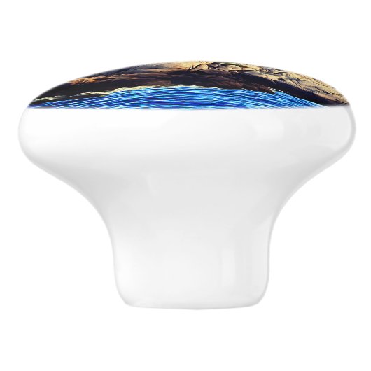 Leuchtturm L - Knob Keramikknauf (Seitenansicht)