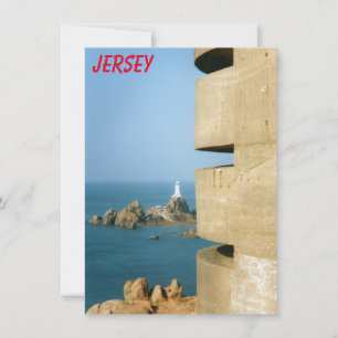 Leuchtturm La Corbière und deutscher Turm des Zwei Karte