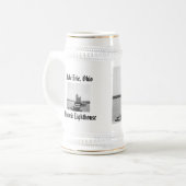Leuchtturm Lake Erie Bierglas (Vorderseite Links)