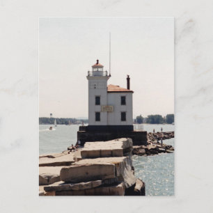 Leuchtturm Lake Erie Postkarte