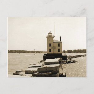 Leuchtturm Lake Erie Postkarte