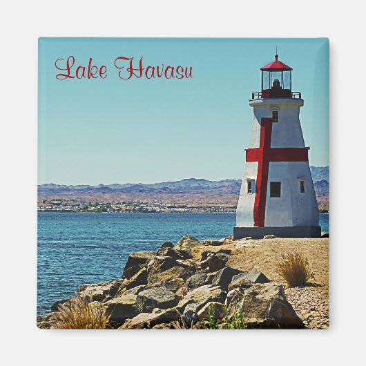 Leuchtturm Lake Havasu, Arizona Magnete Magnet (Vorne)