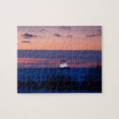 Leuchtturm Lake Sunset Puzzle (Horizontal)
