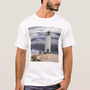 Leuchtturm Laxe  Galicien, Spanien T-Shirt