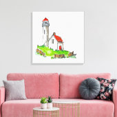 Leuchtturm Leinwanddruck (Insitu (Wohnzimmer))