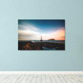 Leuchtturm Leinwanddruck (Insitu (Holzboden))