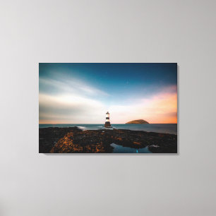 Leuchtturm Leinwanddruck