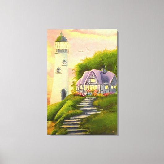 Leuchtturm Leinwanddruck (Vorderseite)