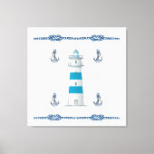 Leuchtturm Leinwanddruck