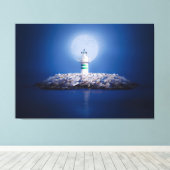 Leuchtturm Leinwanddruck (Insitu (Holzboden))