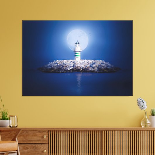 Leuchtturm Leinwanddruck (Insitu (Wohnzimmer))