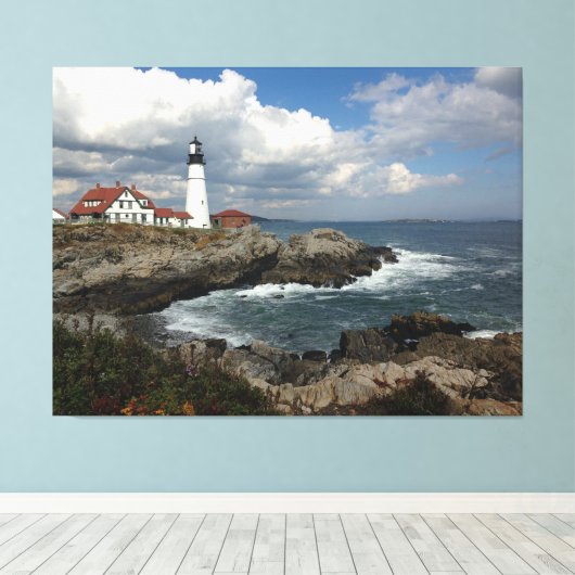 Leuchtturm Leinwanddruck (Insitu (Holzboden))