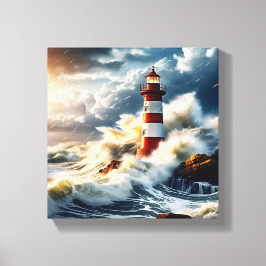 Leuchtturm Leinwanddruck (Vorderseite)