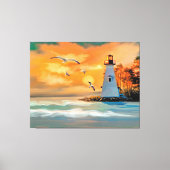 Leuchtturm Leinwanddruck (Vorderseite)