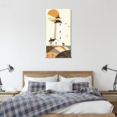 Leuchtturm Leinwanddruck (Insitu (Schlafzimmer))