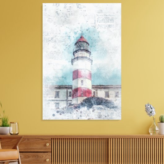 Leuchtturm Leinwanddruck (Insitu (Wohnzimmer))