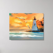 Leuchtturm Leinwanddruck (Vorderseite)