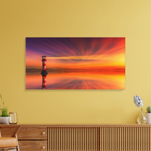 Leuchtturm Leinwanddruck (Insitu (Wohnzimmer))