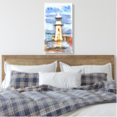 Leuchtturm Leinwanddruck (Insitu (Schlafzimmer))
