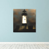 Leuchtturm Leinwanddruck (Insitu (Holzboden))