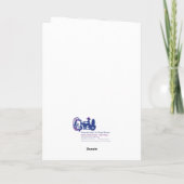 Leuchtturm leuchte deine Lichtkarte Karte (Rückseite)