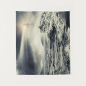 Leuchtturm-Leuchtfeuer Wandteppich (Vorderseite)