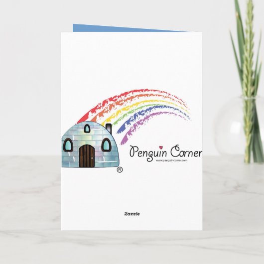 Leuchtturm-Liebe Karte (Rückseite)