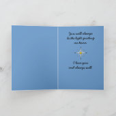 Leuchtturm-Liebe Karte (Innenseite)