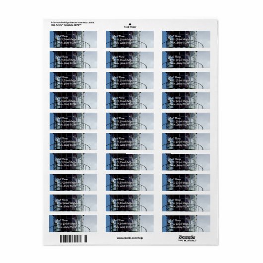 Leuchtturm Light Mailing Labels (Vorne)
