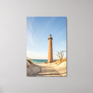 Leuchtturm Little Sable Point Leinwanddruck