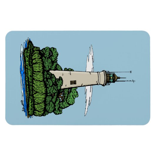 Leuchtturm Magnet (Horizontal)