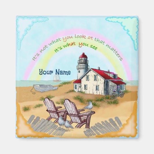 Leuchtturm Magnet (Vorne)