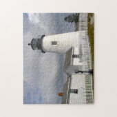 Leuchtturm Maine Atlantikküste. Jigsaw Puzzle (Vertikal)